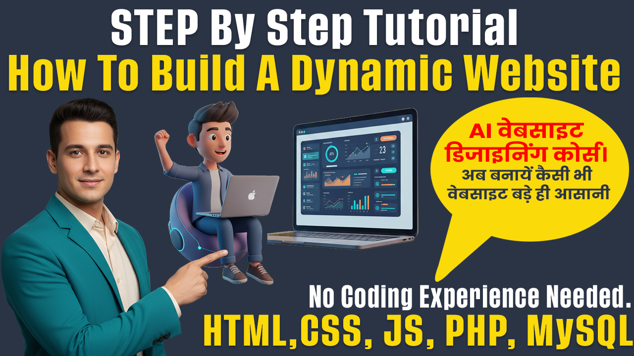 Dynamic Web Development with AI: Zero to Hero (Hindi) + 4 Free Bonuses